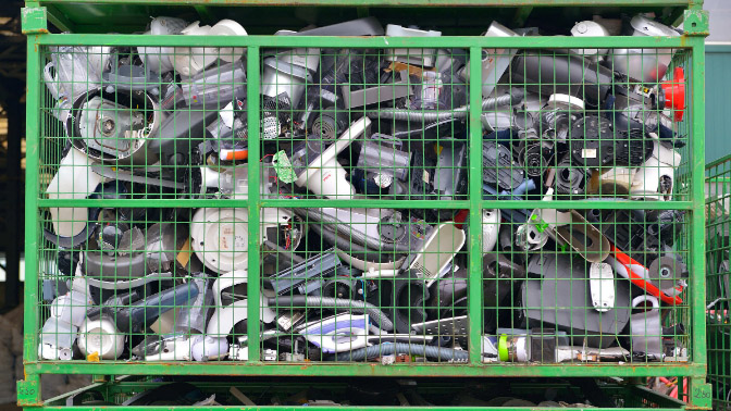 basura electronica reciclaje